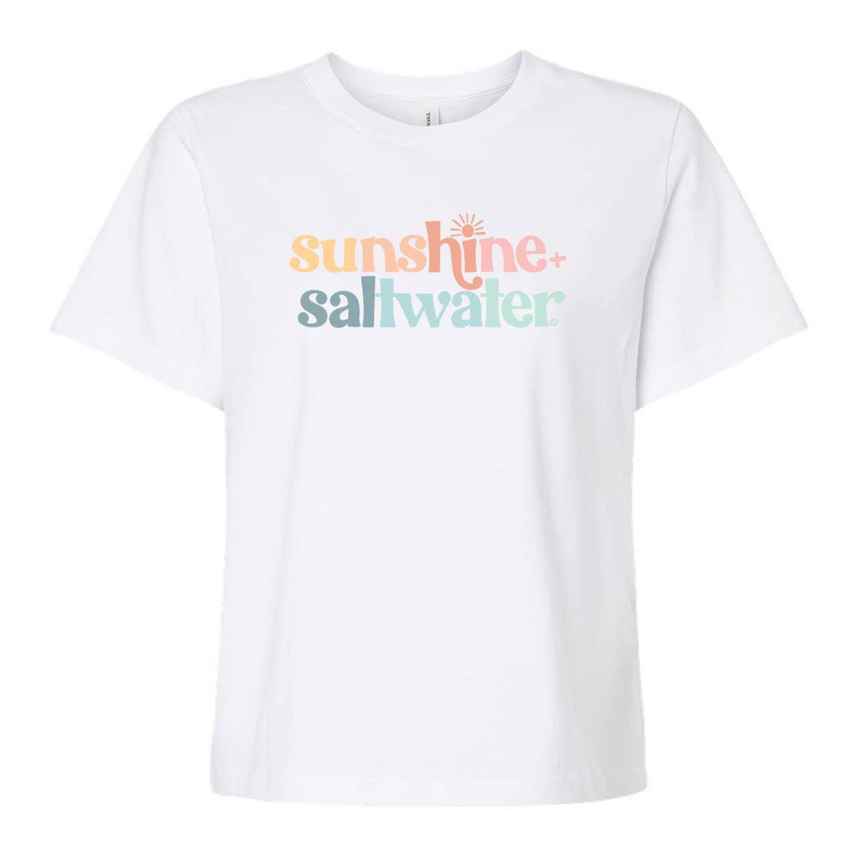 Sunshine + Saltwater | Beachside Breeze T-Shirt: White / XL