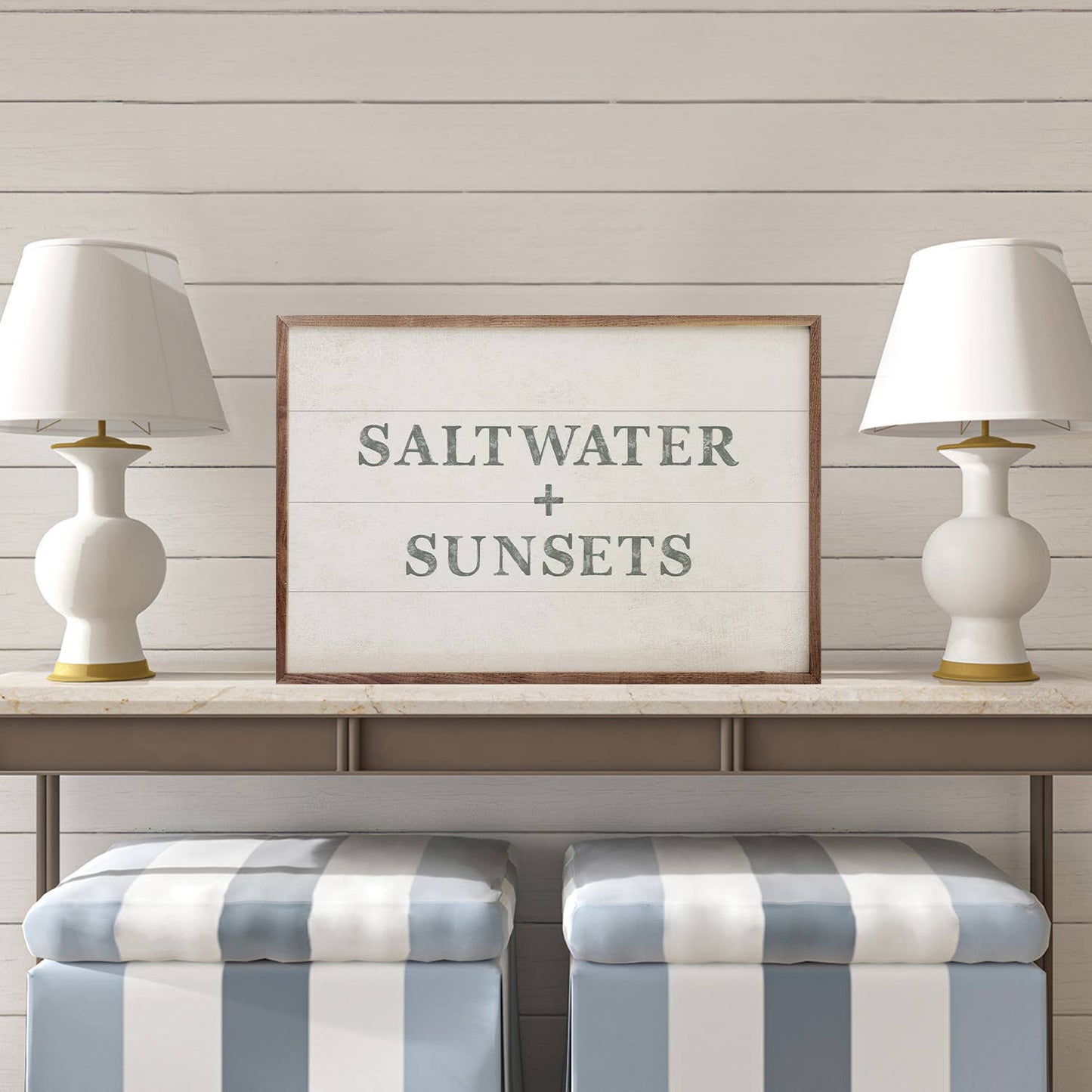 Saltwater And Sunsets: 16x10