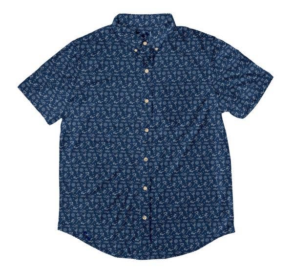 Sea Breeze - Cotton Stretch Shirt: L