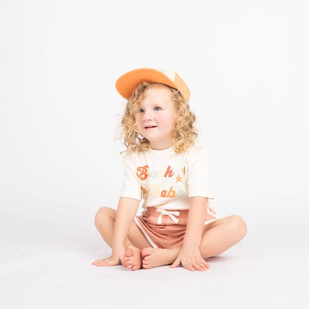 Beach Babe Summer Kids Clothing Cotton Tee Shirt: 2/3T