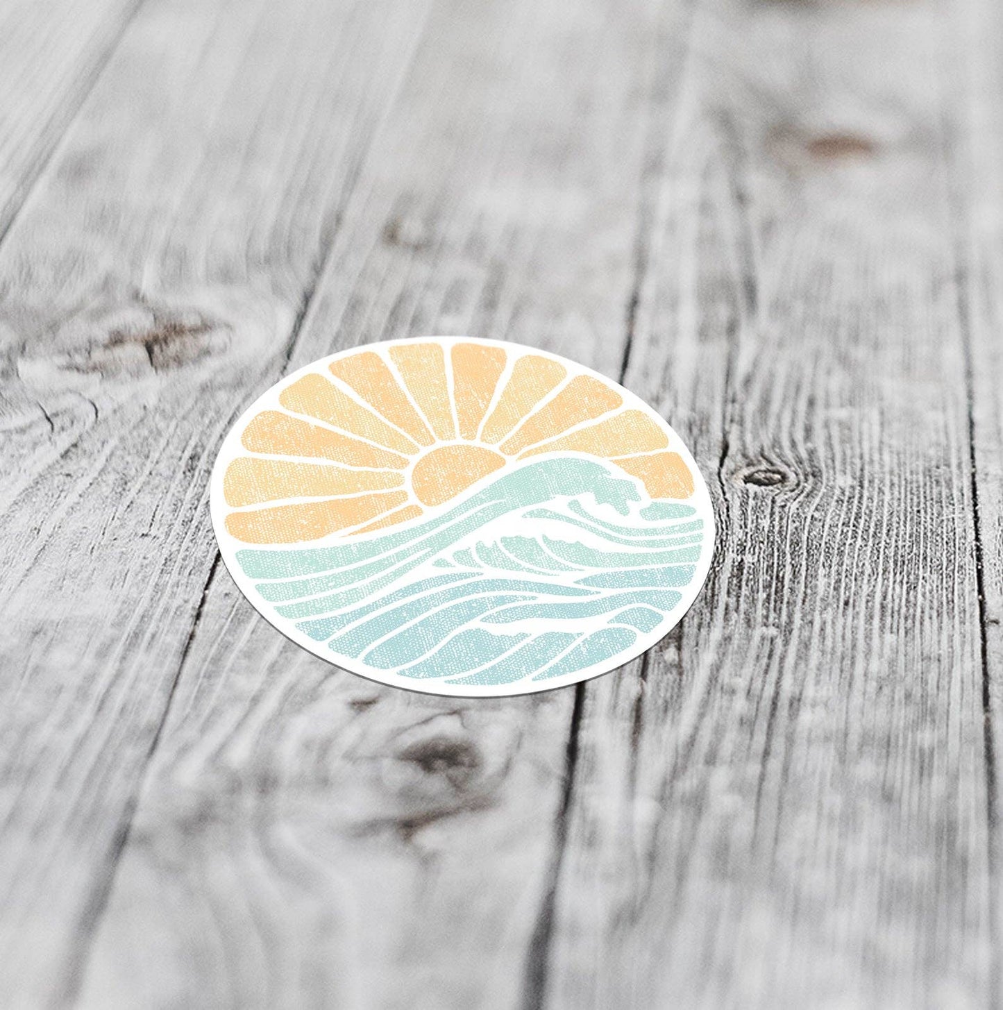 Sun + Wave | Small Sticker