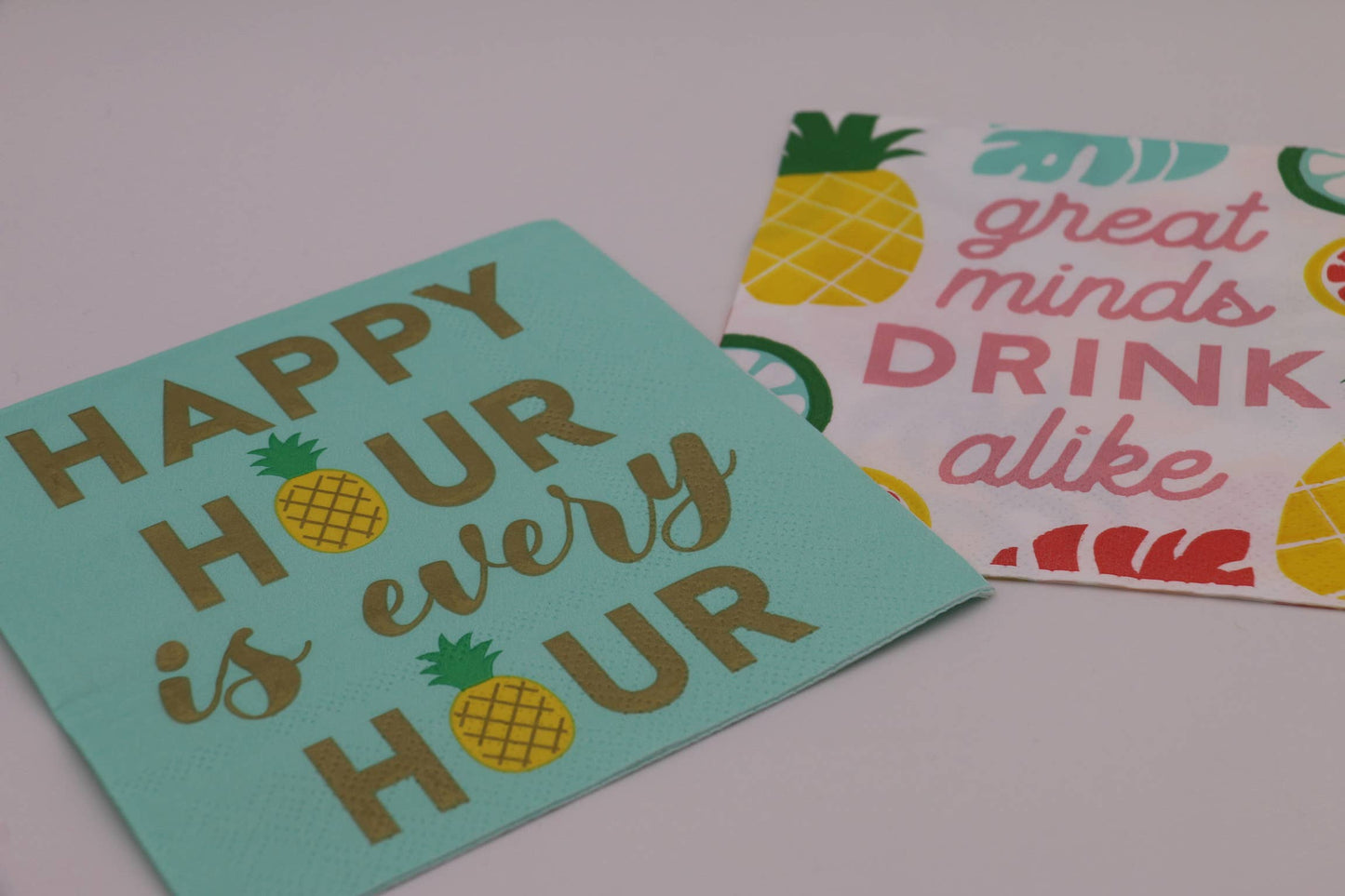 Funny Cocktail Napkins | Great Minds Drink Alike - 20ct