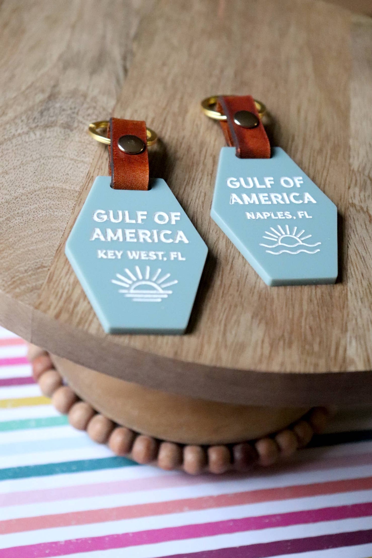 Gulf of America Keychain AMI: Slate Blue