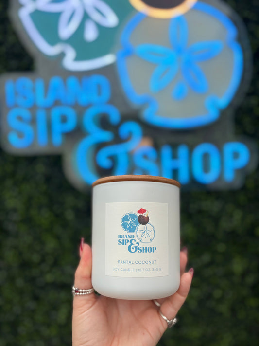 Island Sip & Shop Signature Scent Candle