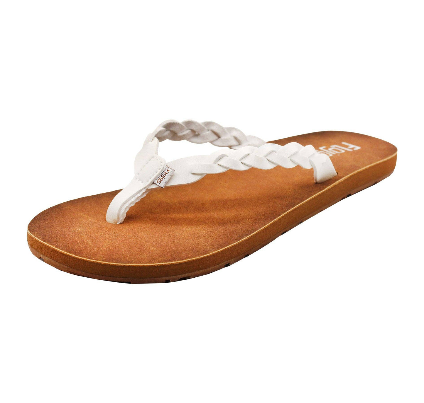 Navida —  Women's Sandal: White/Tan / 8