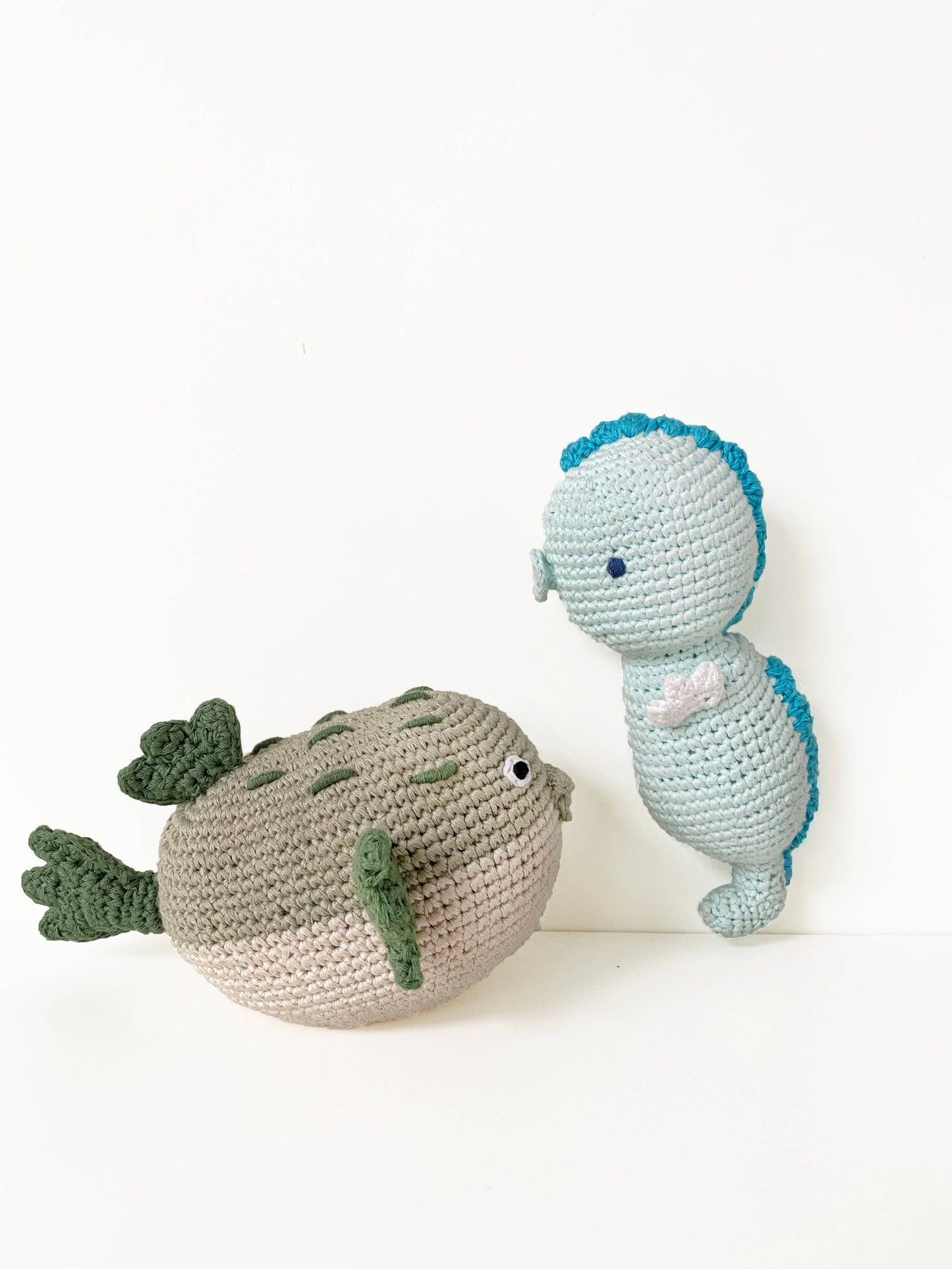 Handmade Pufferfish Rattle – The Perfect Beach Baby Toy