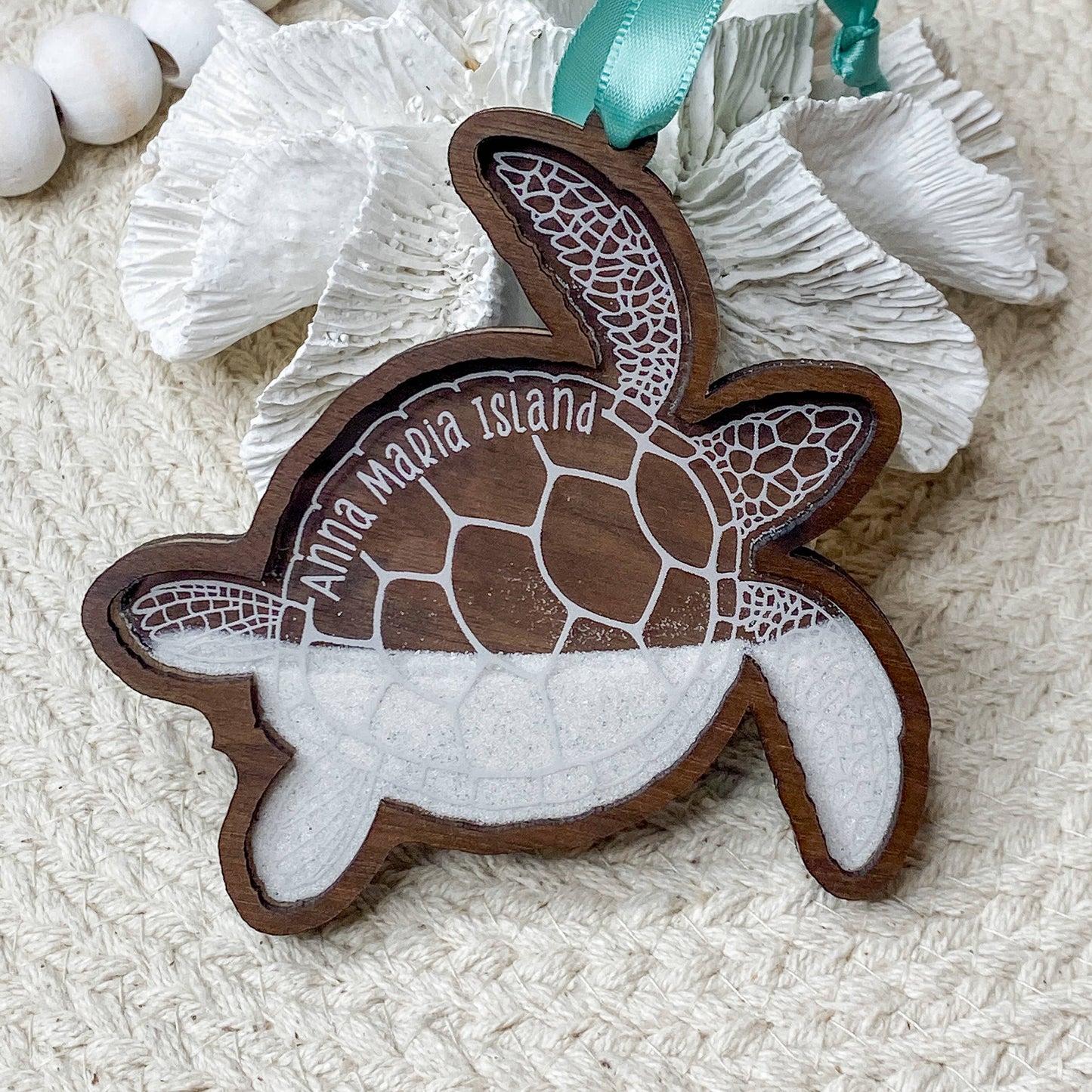 Coastal Sand Keepsake Ornament - Starter Set with Display: Yes / Yes
