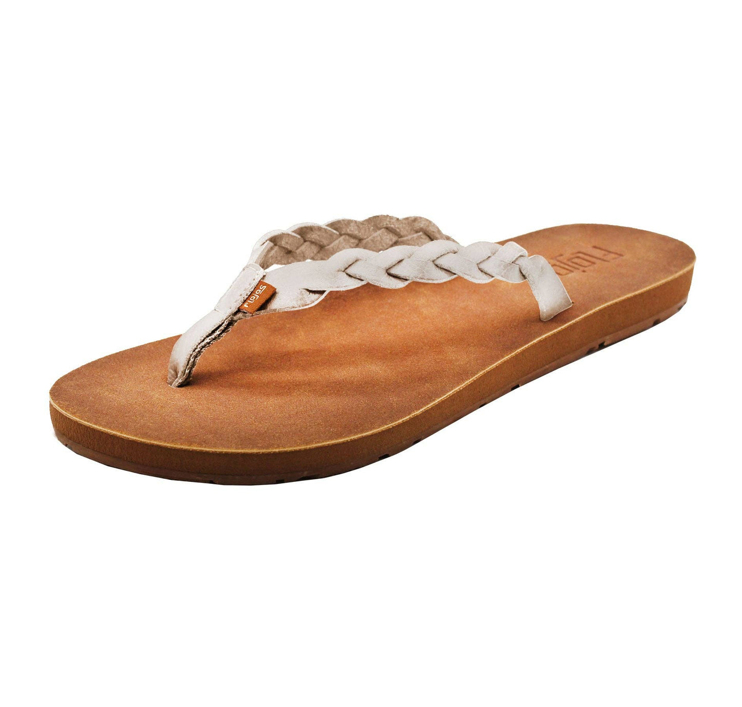 Navida —  Women's Sandal: White/Tan / 8