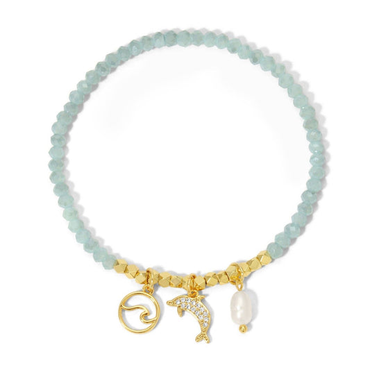 Dolphin Stretch Charm Bracelet