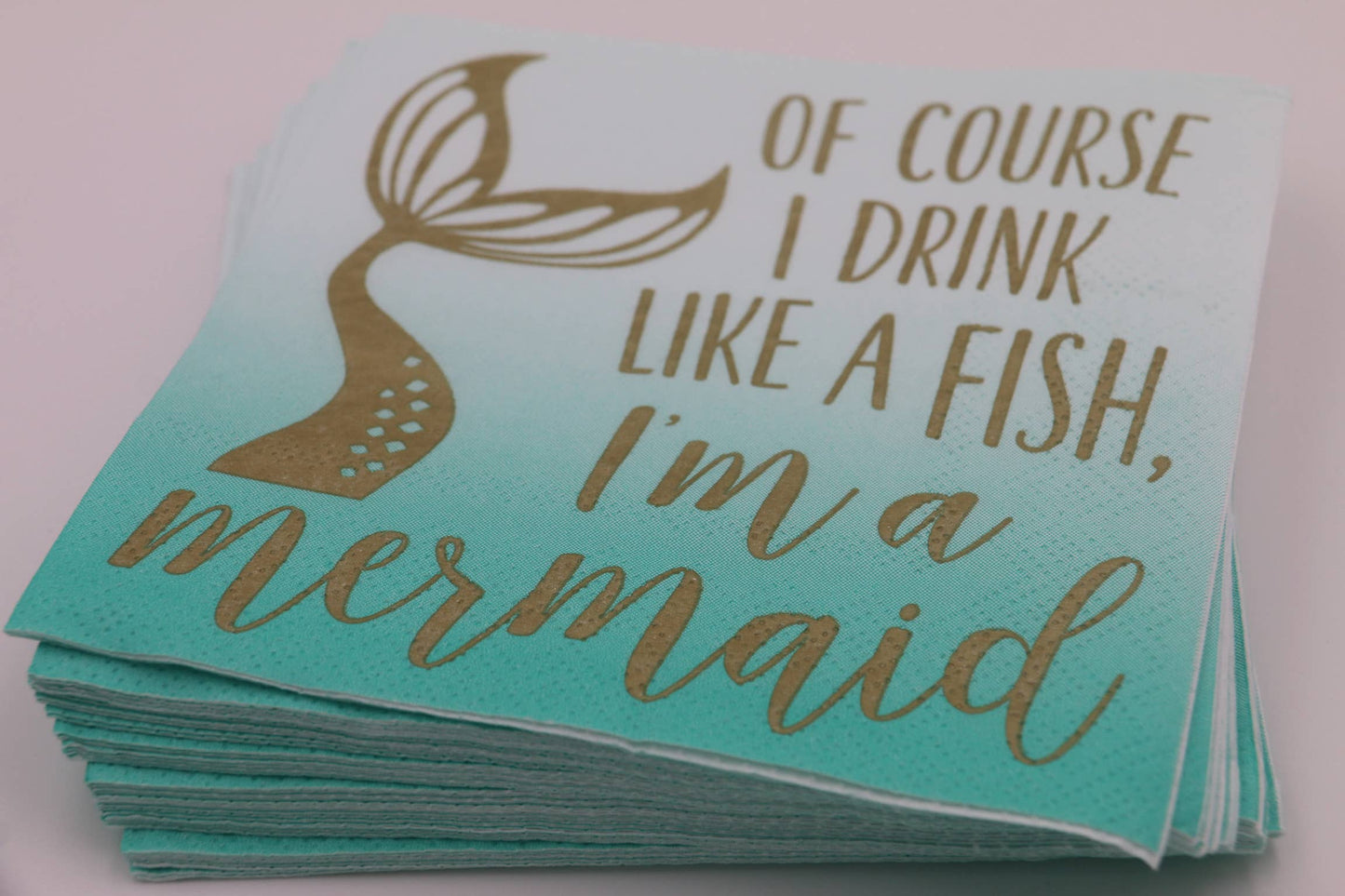 Funny Cocktail Napkins | I'm a Mermaid - 20ct