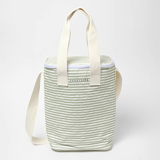 Cooler Drinks Bag La Palma Sage Stripe