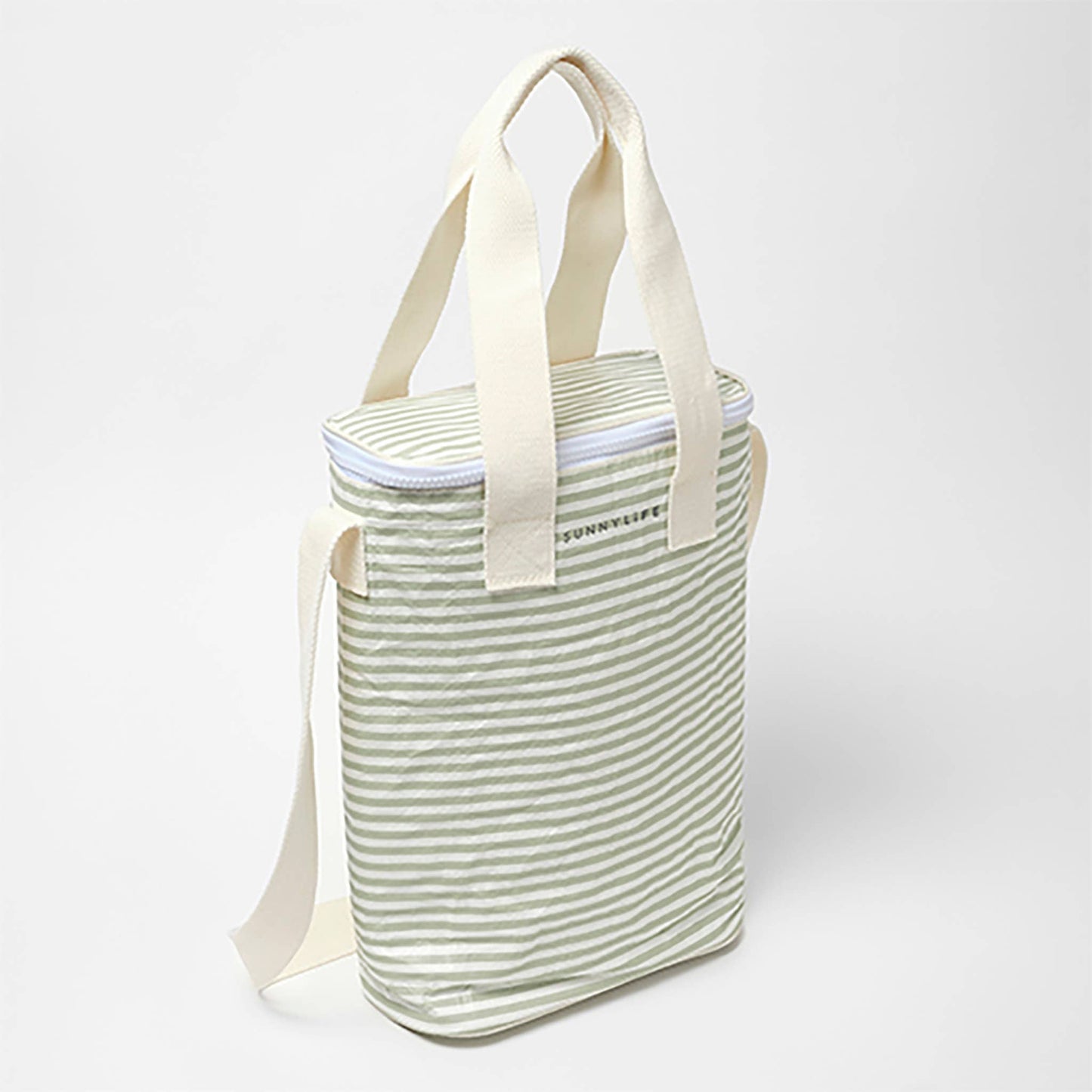 Cooler Drinks Bag La Palma Sage Stripe