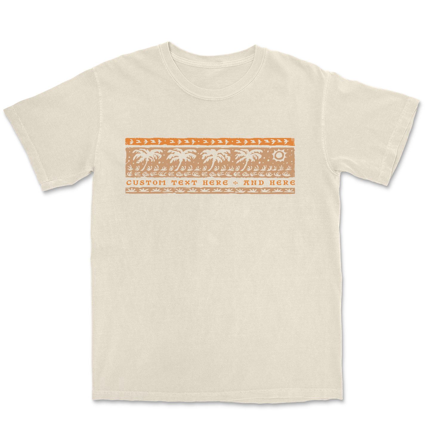 Anna Maria Island Desert Oasis Tee: Mustard / L