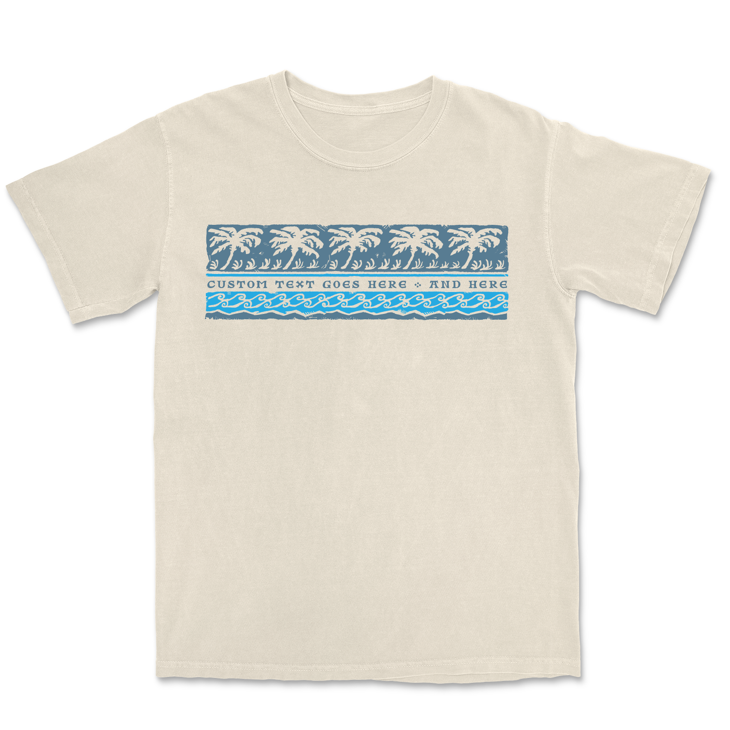 Anna Maria Island Coastal Stroll Tee: Emerald / L