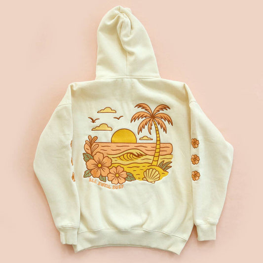 Sunset Embroidered Hoodie: Medium