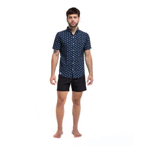 Sharks - Rayon Stretch Shirt: M