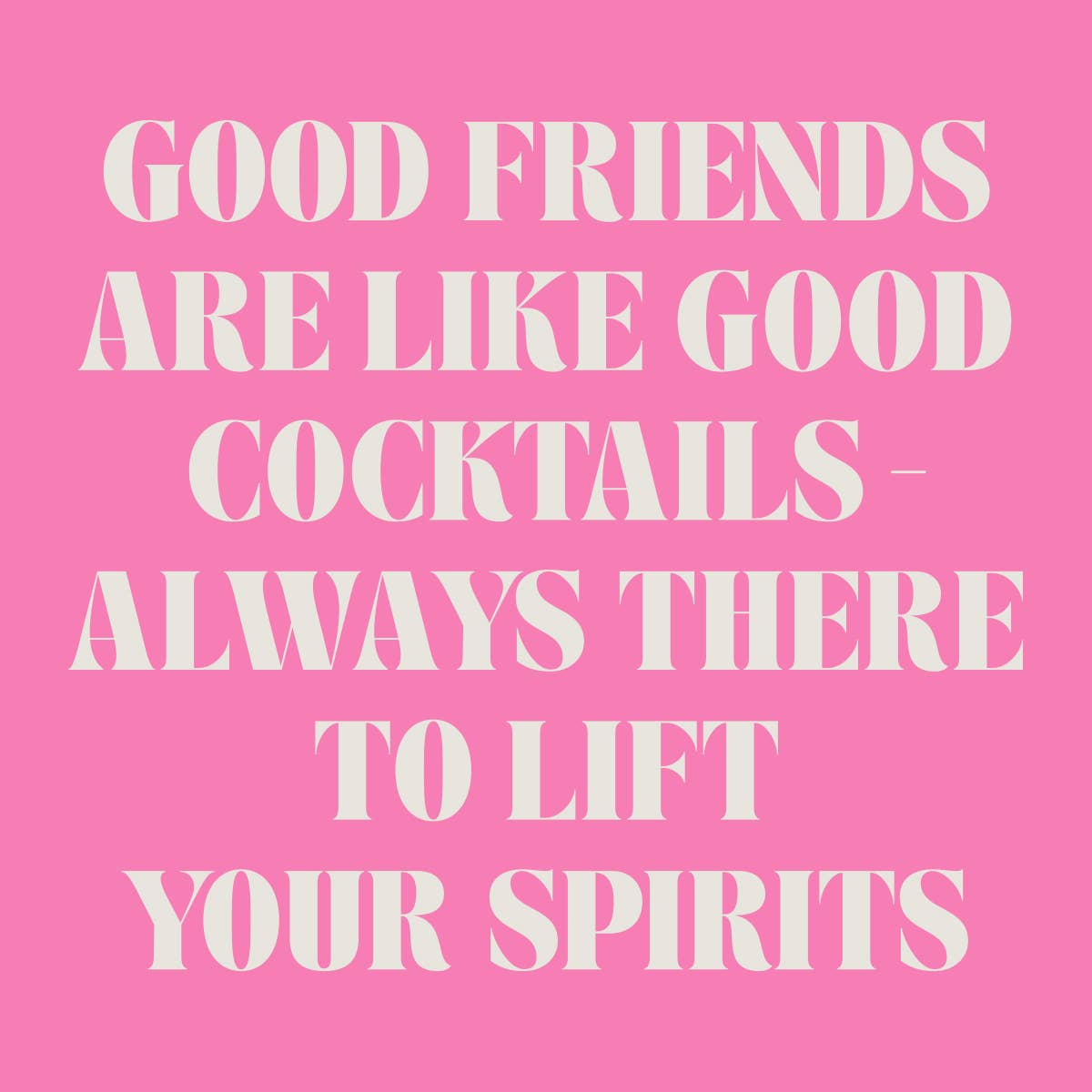 Funny Party Cocktail Napkins | Good Friends Good Cocktails