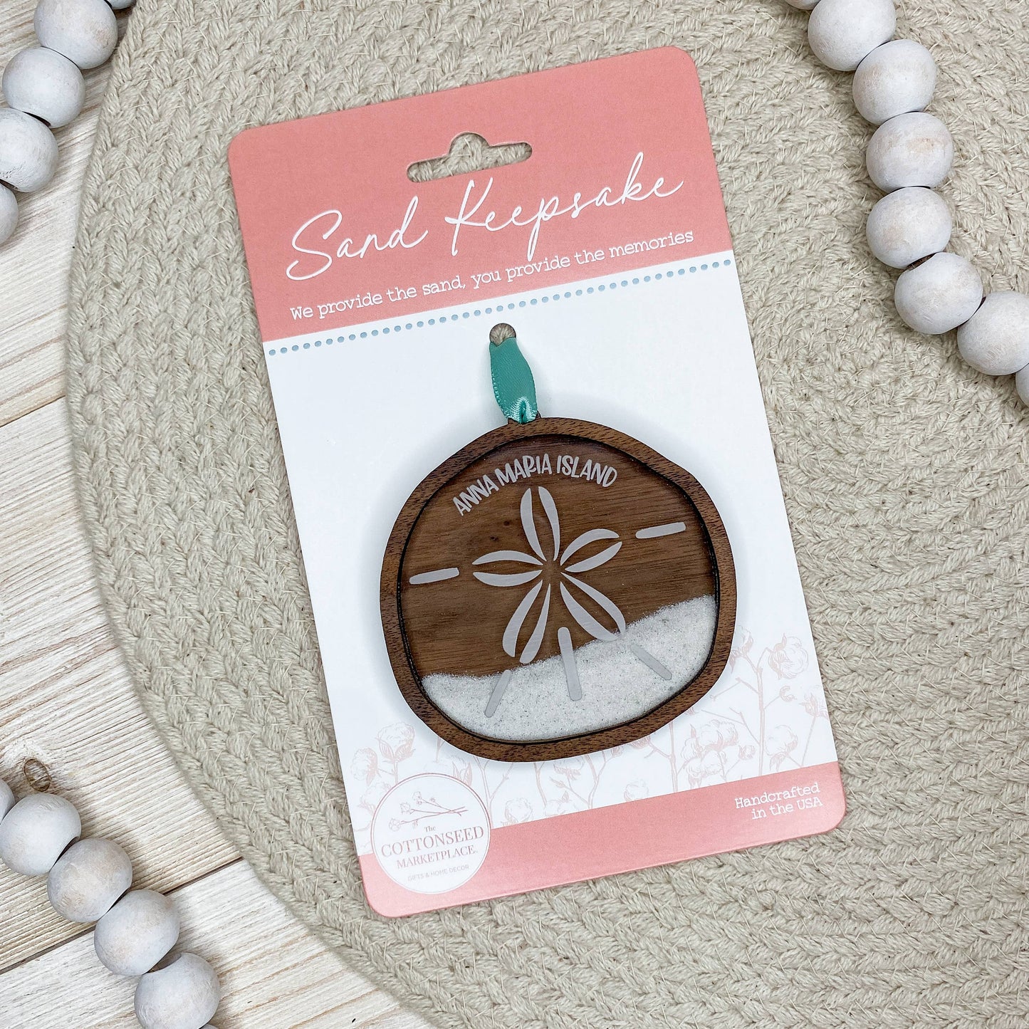 Coastal Sand Keepsake Ornament - Starter Set with Display: Yes / Yes
