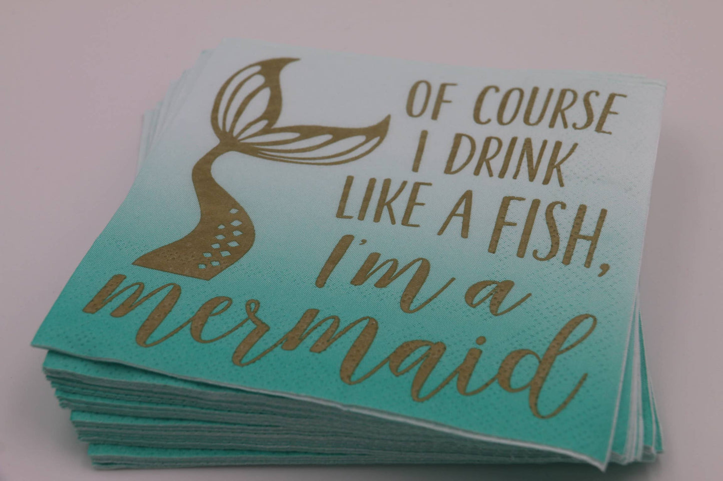 Funny Cocktail Napkins | I'm a Mermaid - 20ct