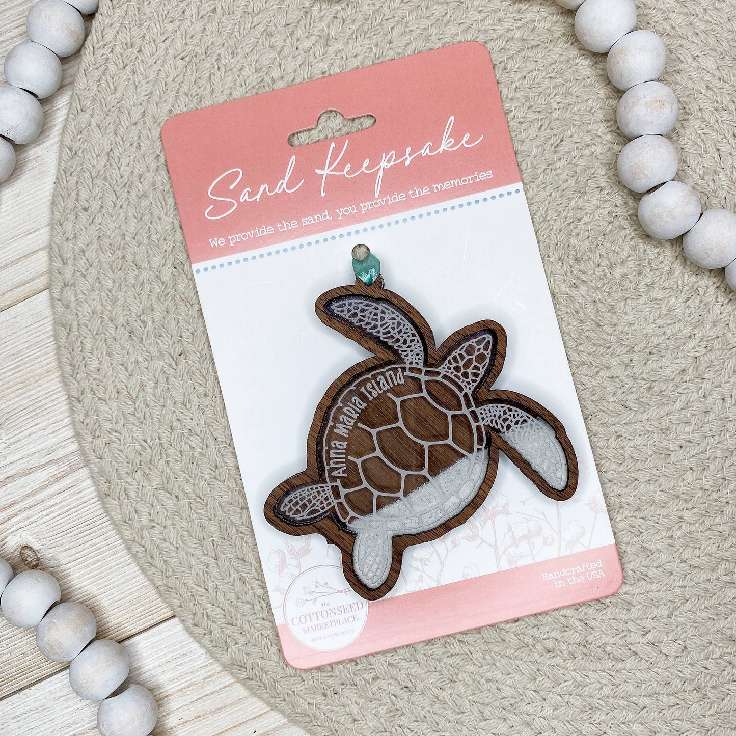 Coastal Sand Keepsake Ornament - Starter Set with Display: Yes / Yes