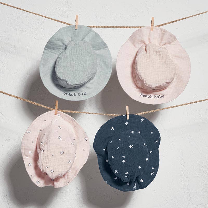 Bucket Hat - Beach Babe - 6-12 mo: 6-12 mo