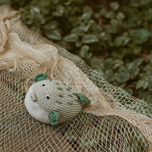 Handmade Pufferfish Rattle – The Perfect Beach Baby Toy
