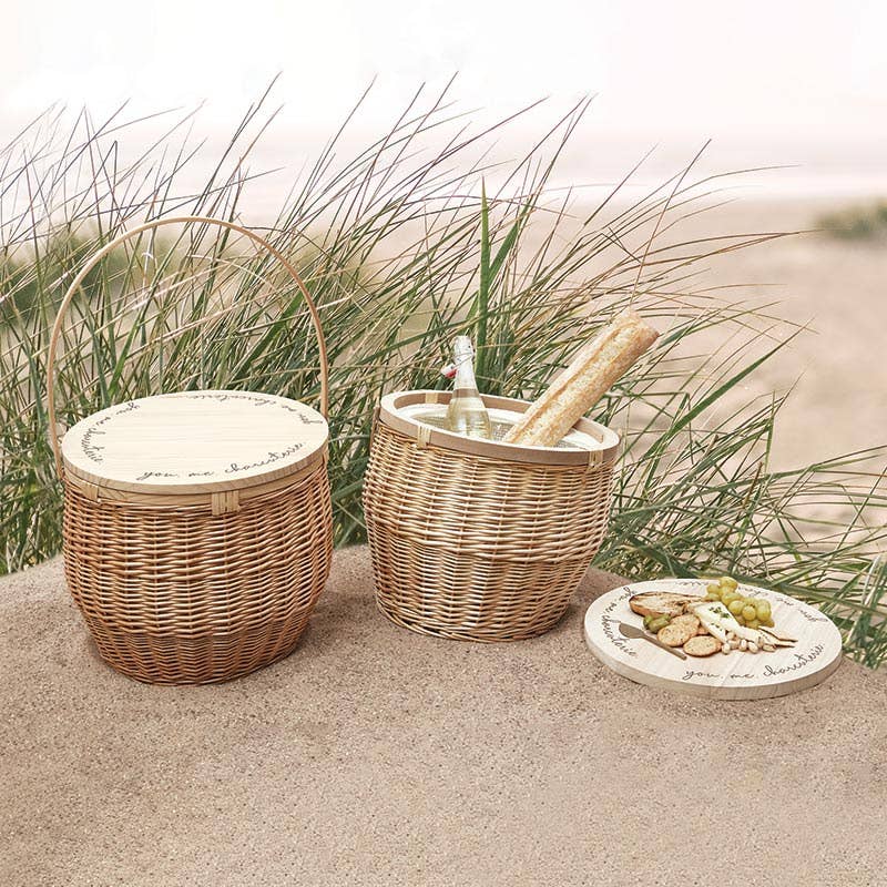 Picnic Basket Table - You. Me. Charcuterie