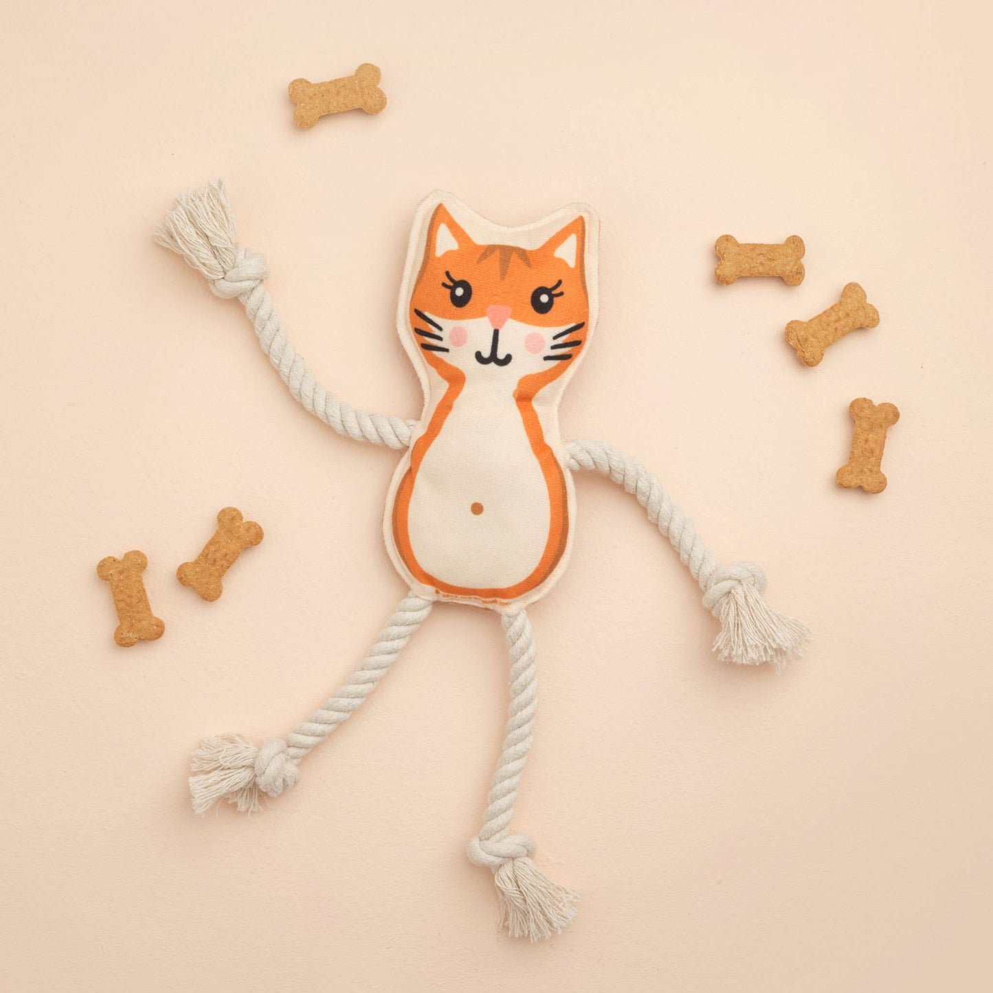 Rope Dog Toy | Carl the Cat