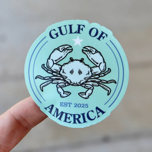 Gulf of America Weatherproof Stickers 