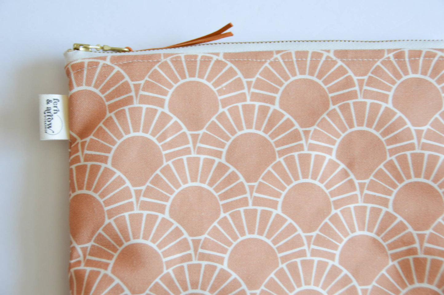 Water Resistant PUL Wet / Dry Bag - Mosaic Sun: Rust