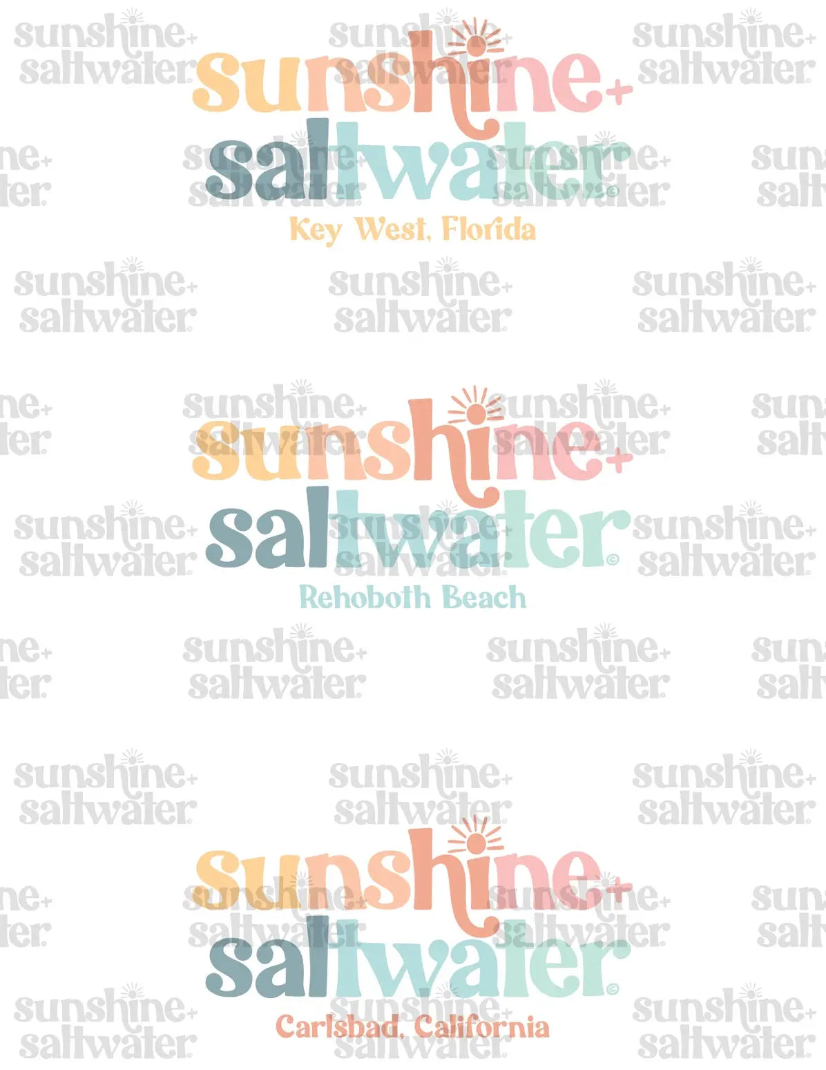 Sunshine + Saltwater | Beachside Breeze T-Shirt: White / XL
