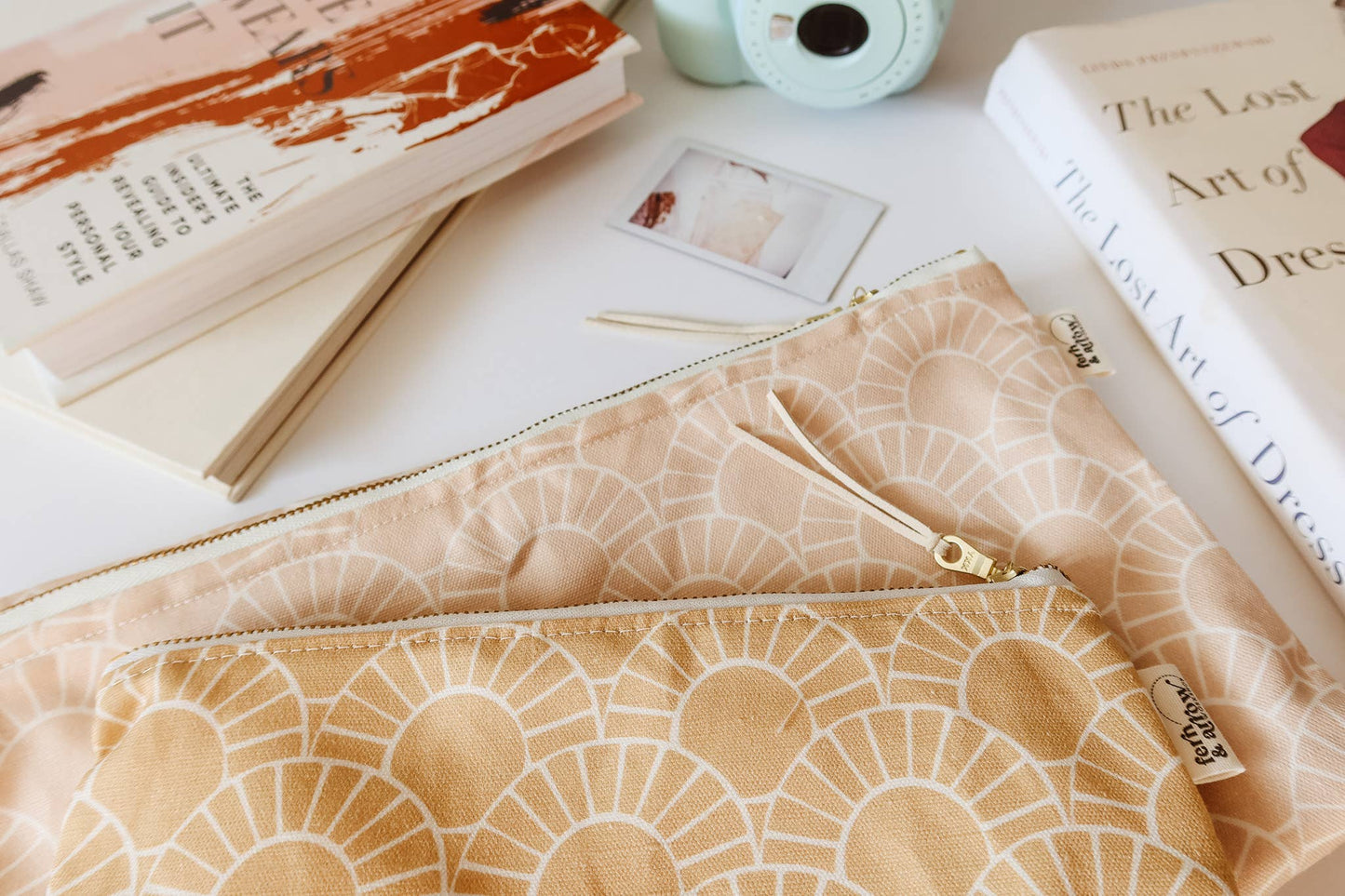 Water Resistant PUL Wet / Dry Bag - Mosaic Sun: Rust