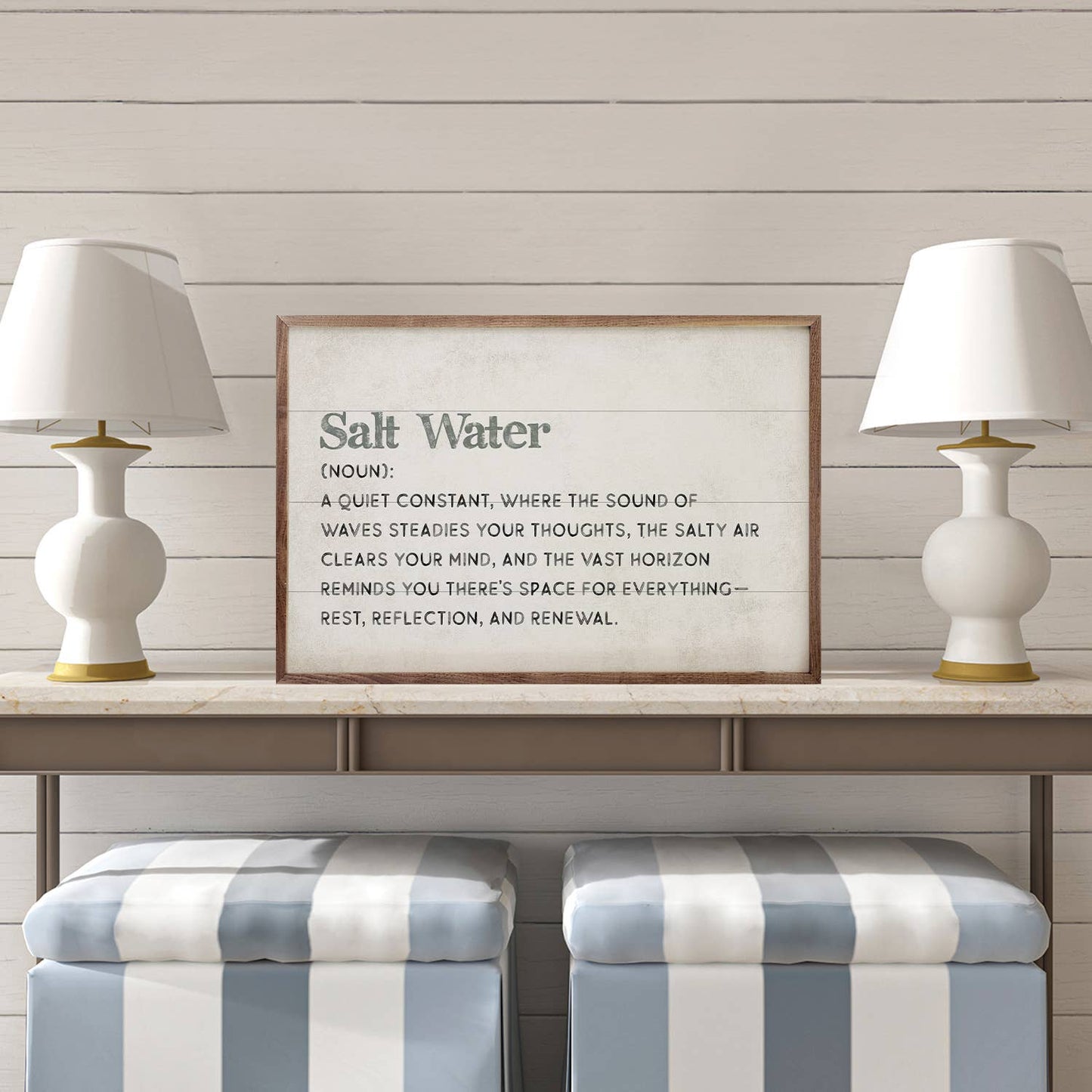Salt Water Definition: 8x5