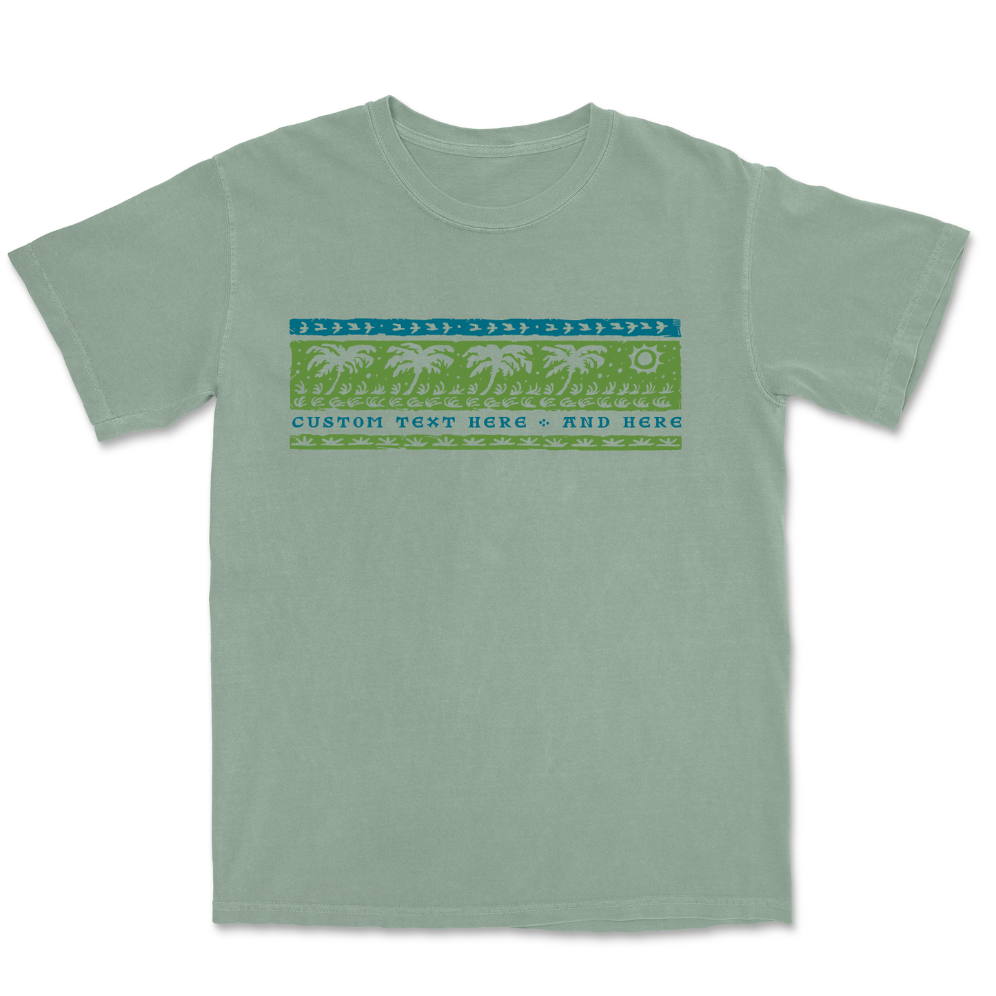 Anna Maria Island Desert Oasis Tee: Mustard / L