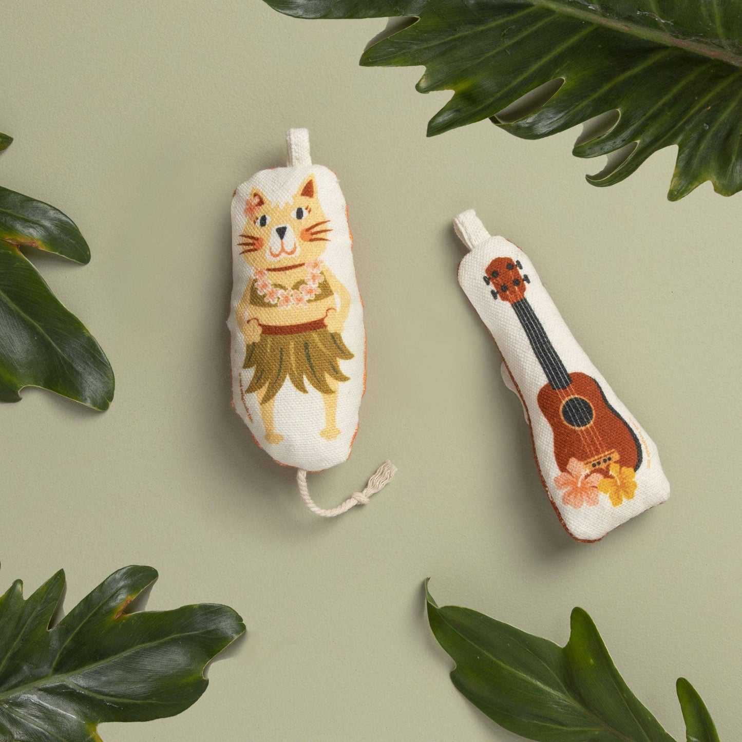 Go Kitty Go Cat Toy Set | Hula Cat & Ukulele