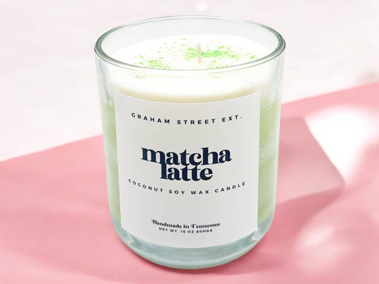Matcha Dessert  Candle