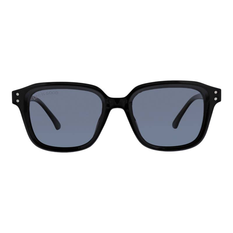 Plumas Black Polarized Sunglasses